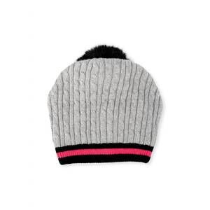 NEW HAUTE SHORE women's cabin cable beanie in crosstown grey